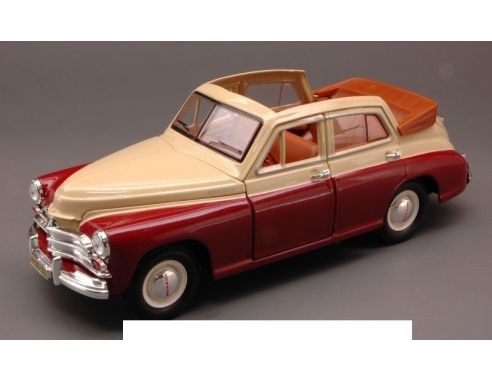 Yat Ming YM24215CR GAZ M20 POBEDA (VITTORIA) LANDAULETTE 1946-58 AMARANT/CREAM 1:24 Modellino