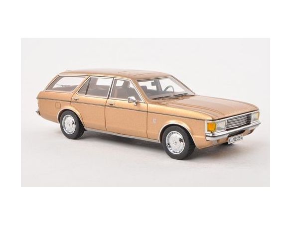Neo Scale Models NEO44252 FORD GRANADA MKI TURNIER 1972 BEIGE MET.1:43 Modellino