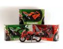 New Ray NY42443 HONDA CBR 600RR/CBR 1000RR/KAWASAKI NINJA ZX 10R ORANGE/GREEN ASS.1:12 Moto Modellino