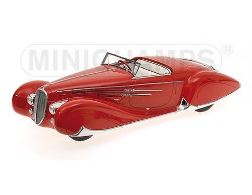 Minichamps PM107116130 DELAHAYE TYPE 165 CABRIO 1939 BORDEAUX 1:18 Modellino
