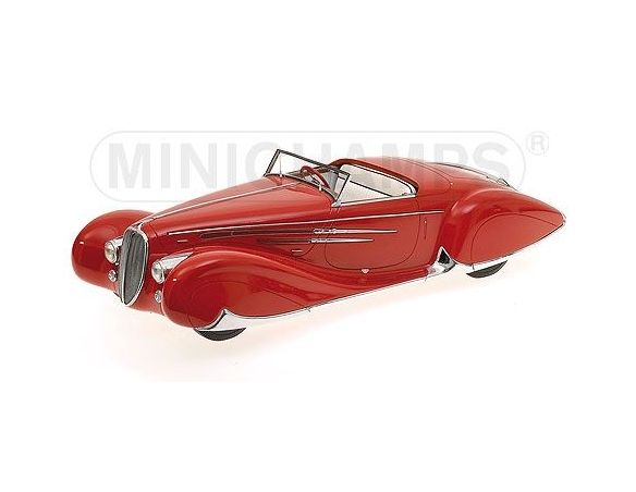 Minichamps PM107116130 DELAHAYE TYPE 165 CABRIO 1939 BORDEAUX 1:18 Modellino