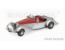 Minichamps PM436014206 HORCH 855 SPECIAL ROADSTER 1938 SILVER/RED 1:43 Modellino