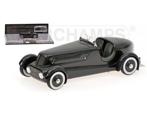 MINICHAMPS 437082080 FORD EDSEL ROADSTER 1934 PEARL ESSENCE GUN METALLIC DARK GREY Modellino