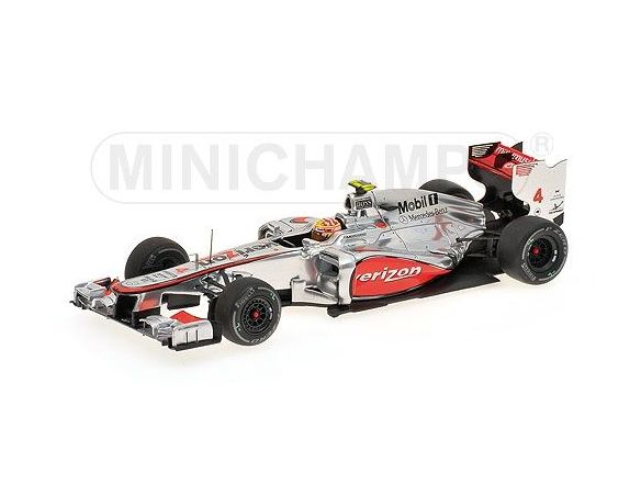 MINICHAMPS 537124344 McLAREN MP4/27 LEWIS HAMILTON WINNER USA GP 2012 Modellino