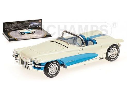 Minichamps PM437147030 LA SALLE ROADSTER 1955 WHITE/BLUE 1:43 Auto Stradali