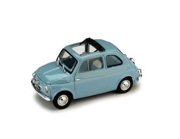 Brumm BM0404-05 FIAT 500 D APERTA 1960 CELESTE 1:43 Modellino