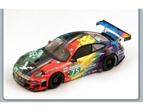 Spark Model S18085 PORSCHE 997 GT3 RSR N.75 23th LM 2011 BARLESI-ROCHA-LAFARGUE 1:18 Modellino
