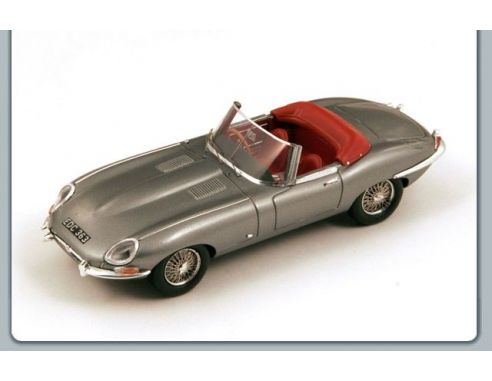 Spark Model S2111 JAGUAR E TYPE S1 ROADSTER 1961 SILVER 1:43 Modellino