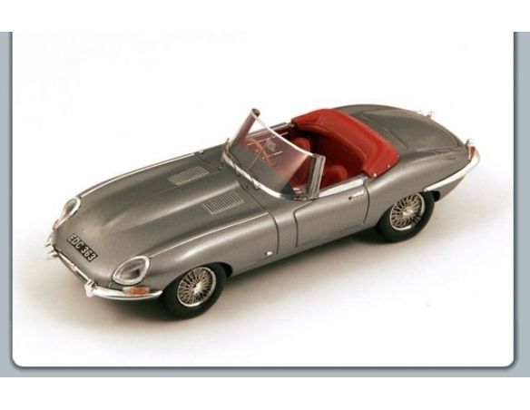 Spark Model S2111 JAGUAR E TYPE S1 ROADSTER 1961 SILVER 1:43 Modellino