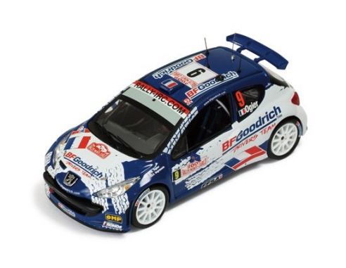Ixo model RAM353 PEUGEOT 207 N.9 WINNER M.CARLO 2009 INGRASSIA-OGIER 1:43 Modellino