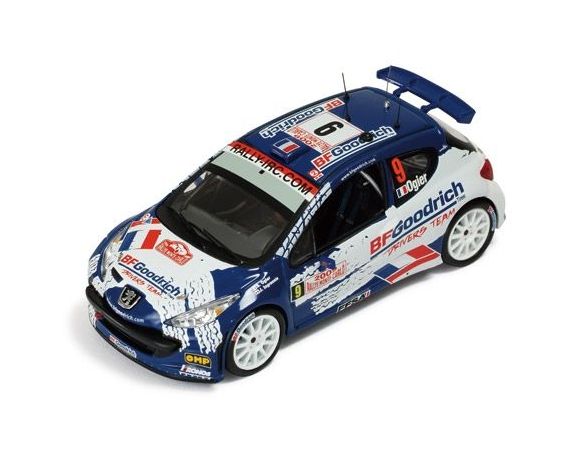 Ixo model RAM353 PEUGEOT 207 N.9 WINNER M.CARLO 2009 INGRASSIA-OGIER 1:43 Modellino