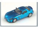 Spark Model S1067 MERCEDES SLS AMG E-DRIVE 2012 ELECTIC BLUE PLATED 1:43 Modellino