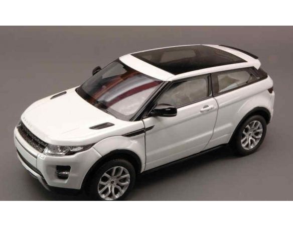 Welly WE4619 RANGE ROVER EVOQUE COUPE' 2011 WHITE 1:24 Modellino