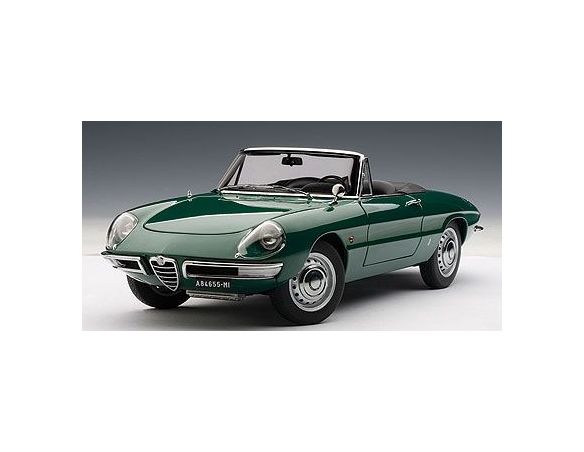 Auto Art / Gateway AA70138 ALFA ROMEO 1600 DUETTO SPIDER 1966 GREEN 1:18 Modellino