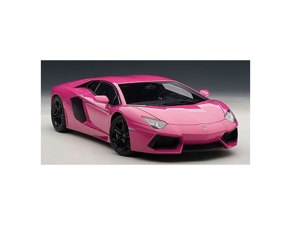 Auto Art / Gateway AA74660 LAMBORGHINI AVENTADOR LP700-4 2012 PINK W/BLACK WHEELS 1:18 Modellino