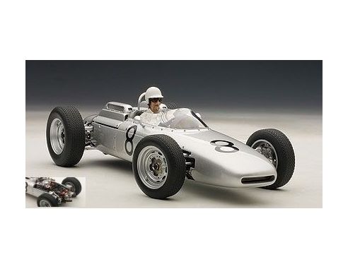 Auto Art / Gateway AA86274 PORSCHE 804 F1 J.BONNIER 1962 N.8 7th GERMAN GP W/PILOTE ED.LIM.1:18 Modellino