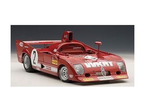 Auto Art / Gateway AA87504 ALFA ROMEO 33 TT 12 N.2 WINNER 1000 KM MONZA 1975 MERZARIO-LAFITTE 1:18 Modellino