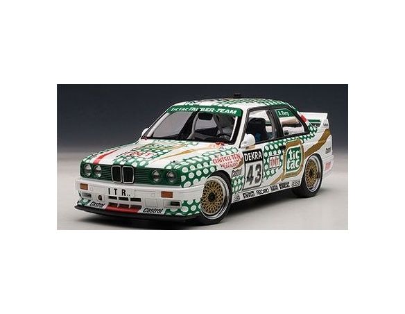 Auto Art / Gateway AA89147 BMW E30 M3 N.43 TIC TAC DTM 1991 ALLEN BERG 1:18 Modellino