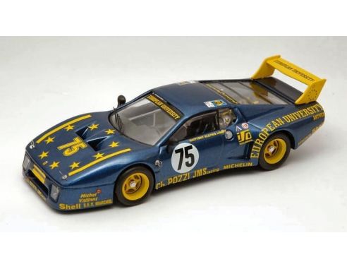 Best Model BT9317 FERRARI 512 BB N.75 40th (ACCIDENT) LM 1980 GUITTENY-BLEYNIE 1:43 Modellino