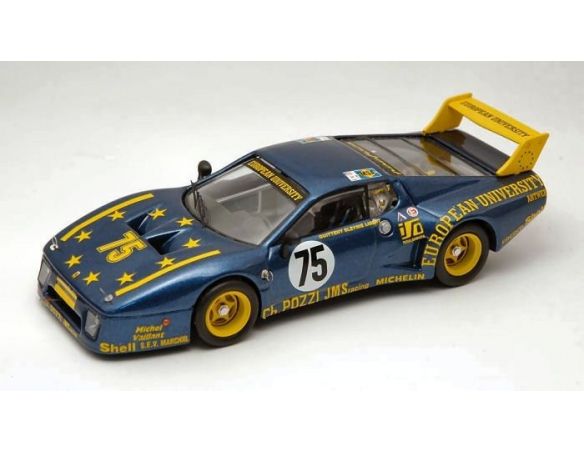 Best Model BT9317 FERRARI 512 BB N.75 40th (ACCIDENT) LM 1980 GUITTENY-BLEYNIE 1:43 Modellino