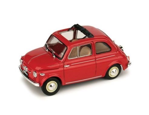 Brumm BM0364-01 FIAT NUOVA 500 APERTA 1959 ROSSO CORALLO 1:43 Modellino
