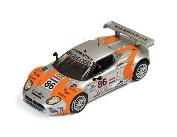 Ixo model LMM224 SPYKER C8 SPYDER GT2R N.86 32th LM 2006 BLEEKEMOLEN-HEZEMANS-KANE 1:43 Auto Competizione
