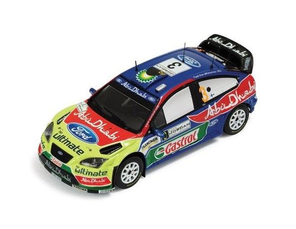 Ixo model RAM326 FORD FOCUS RS WRC N.3 WINNER JORDAN RALLY HIRVONEN-LEHTINEN 1:43 Modellino