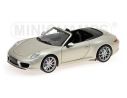 Minichamps PM100061030 PORSCHE 911 CARRERA S CABRIO 991 2012 SILVER 1:18 Auto Stradali
