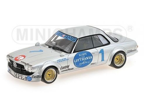 Minichamps PM107783201 MERCEDES 450 SLC AMG N.1 ETCC MURBURGRING 1978 H.HEYER 1:18 Modellino