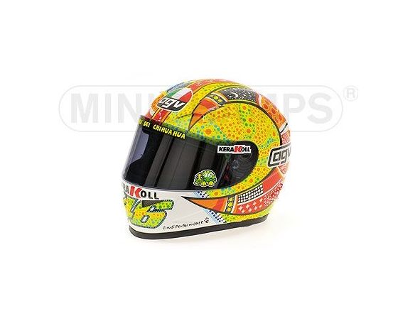 MINICHAMPS 327070096 CASCO HELMET AGV VALENTINO ROSSI PHILLIP ISLAND MOTOGP 2007 Modellino