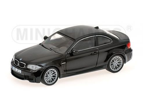 Minichamps 410020021 BMW 1ER M COUPE' 2011 BLACK METALLIC AUTO STRADALI SCALA 1/43