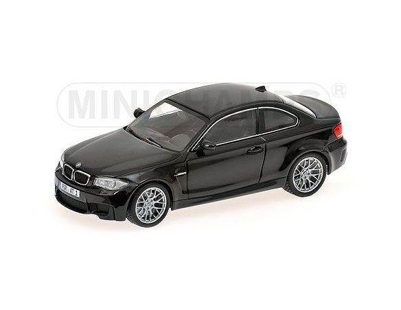 Minichamps 410020021 BMW 1ER M COUPE' 2011 BLACK METALLIC AUTO STRADALI SCALA 1/43