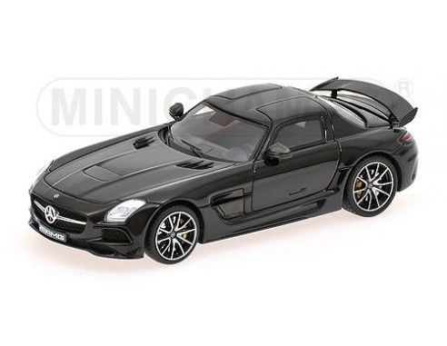 Minichamps MERCEDES SLS COUPE 6.3 AMG BLACK SERIES BLACK 1:43*New