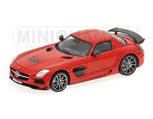 MINICHAMPS 437033021 MERCEDES BENZ SLS AMG BLACK SERIES FEUEROPAL Modellino