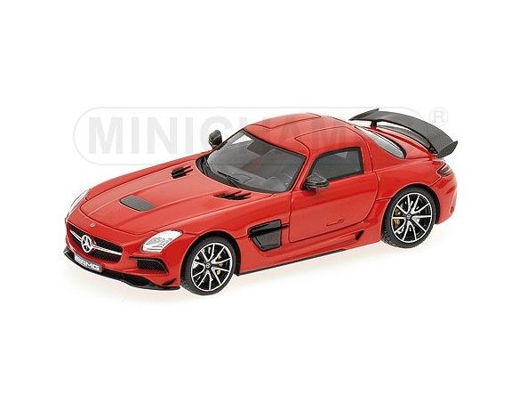 MINICHAMPS 437033021 MERCEDES BENZ SLS AMG BLACK SERIES FEUEROPAL Modellino