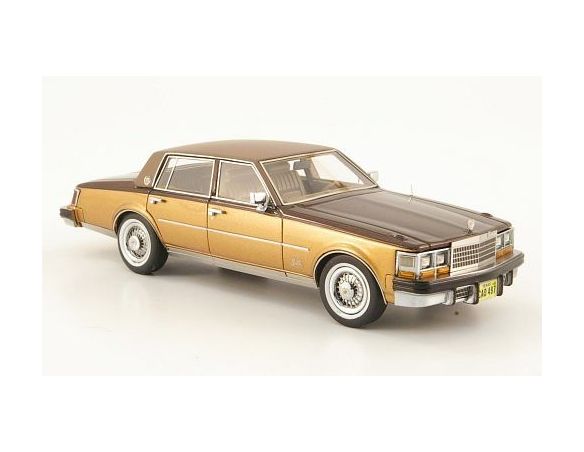 Neo Scale Models NEO43497 CADILLAC SEVILLE MKI 1976 MET.BROWN/GOLD 1:43 Modellino