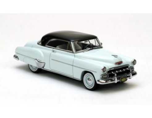 Neo Scale Models NEO44051 CHEVROLET STYLELINE HT COUPE' 1952 PALE BLUE/BLACK 1:43 Modellino
