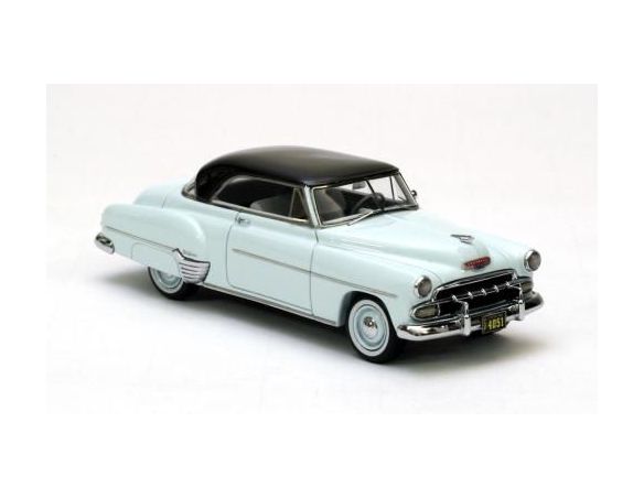 Neo Scale Models NEO44051 CHEVROLET STYLELINE HT COUPE' 1952 PALE BLUE/BLACK 1:43 Modellino