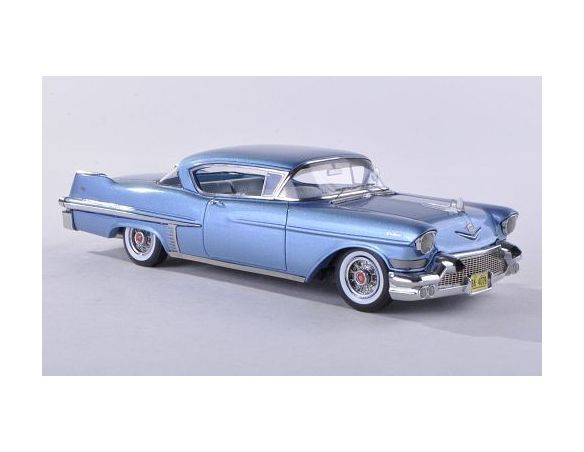 Neo Scale Models NEO44079 CADILLAC SERIES 62 HARDTOP COUPE' 1957 MET.LIGHT BLUE 1:43 Modellino