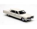 Neo Scale Models NEO44401 CADILLAC FLEETWOOD LIMOUSINE 1966 WHITE 1:43 Modellino