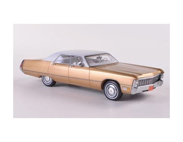 Neo Scale Models NEO44732 IMPERIAL LEBARON SEDAN 1970 GOLD METALLIC 1:43 Modellino