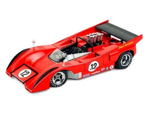 True Scale Miniatures TSM121803 MC LAREN M8D N.12 MOTSCHENBACHER RACING PAUL NEWMAN RIVERSIDE 1971 1:18 Auto Competizione