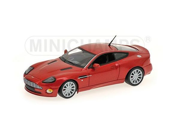 MINICHAMPS 519431372 ASTON MARTIN VANQUISH S 2004 RED METALLIC TOP GEAR Modellino