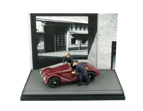 Brumm BMAS50 FERRARI 125 1947 + 2 MECCANICI 1:43 Modellino