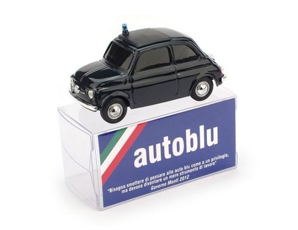 Brumm BMBR023 FIAT 500 AUTO BLU 2012 1:43 Modellino