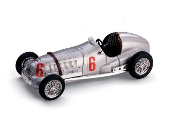 Brumm BM0070 MERCEDES W 125 H.LANG 1937 N.6 2nd ITALIAN GRAND PRIX (LIVORNO) 1:43 Modellino