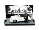 Brumm BM0198DF PORSCHE 356 CABRIOLET POLIZIA SVIZZERA 1952 + FIGURA 1:43 Modellino