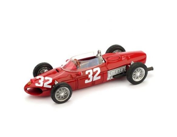 Brumm BM0222B FERRARI 156 G.BAGHETTI 1961 RETIRED (ENGINE) ITALY GP N.32 FAST.LAP 1:43 Modellino