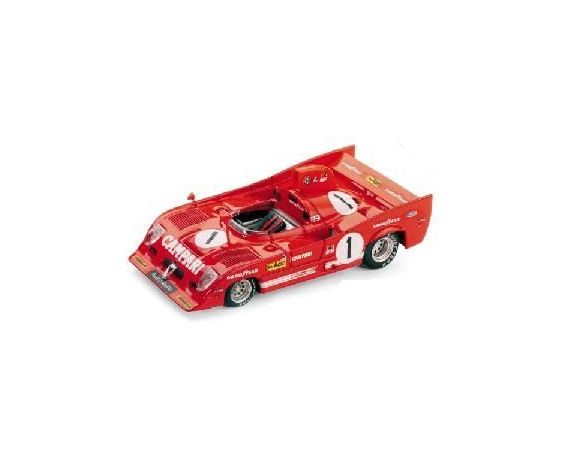 Brumm BM0241 ALFA ROMEO 33 TT12 N.1 2nd 1000 KM SPA 1975 MERZARIO-ICKX 1:43 Modellino