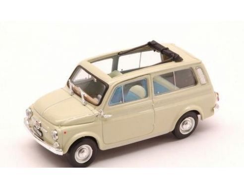 Brumm BM0424-01 FIAT 500 GIARDINIERA 1960 APERTA AVORIO 1:43 Modellino